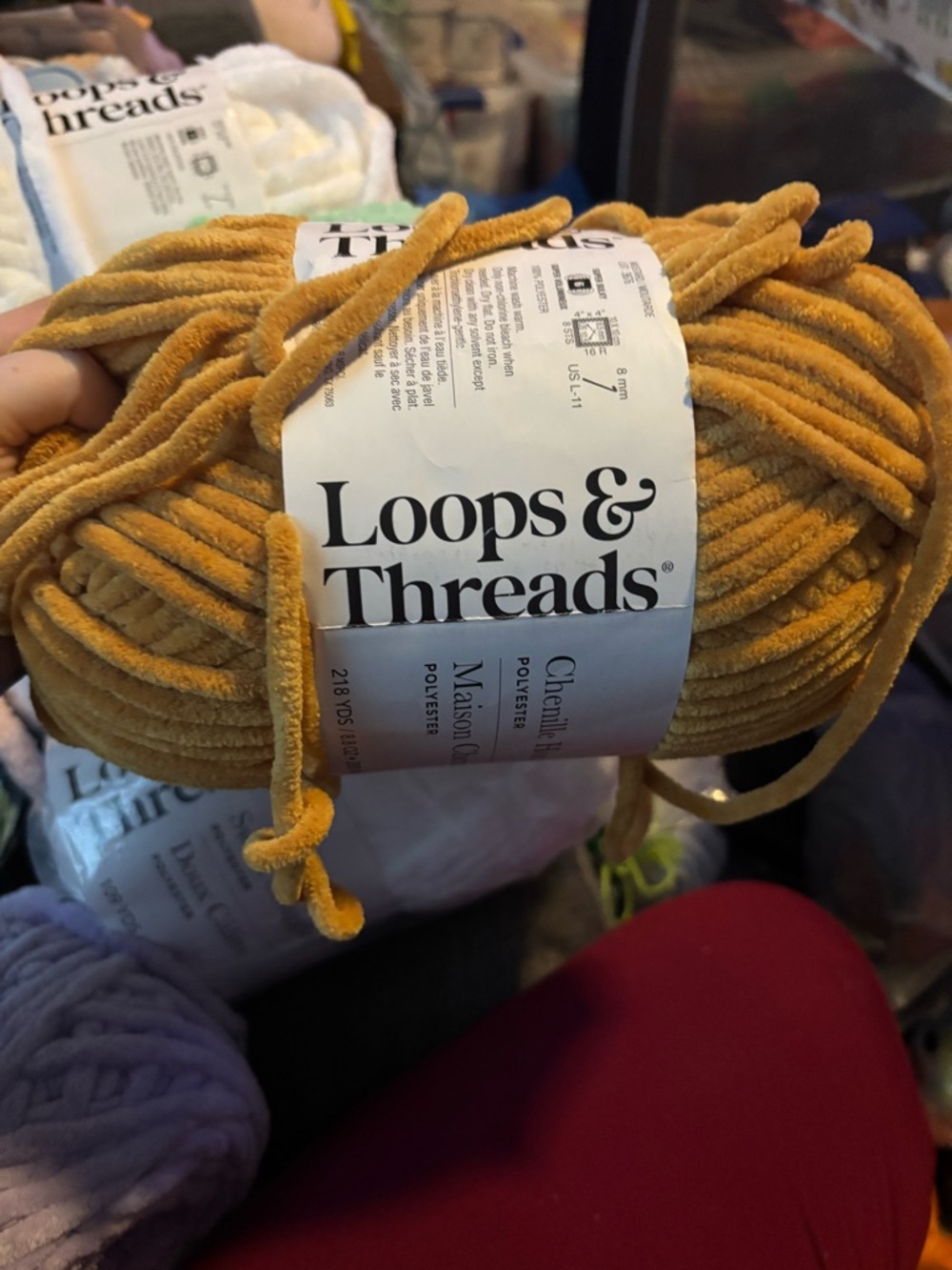 Loops & Threads Chenille Yarn bundle - Picture 3 of 9